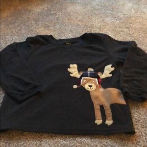 Holiday pajama shirt